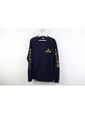 Vintage Notre Dame University College of Engineering Long Sleeve T-Shirt Mens M